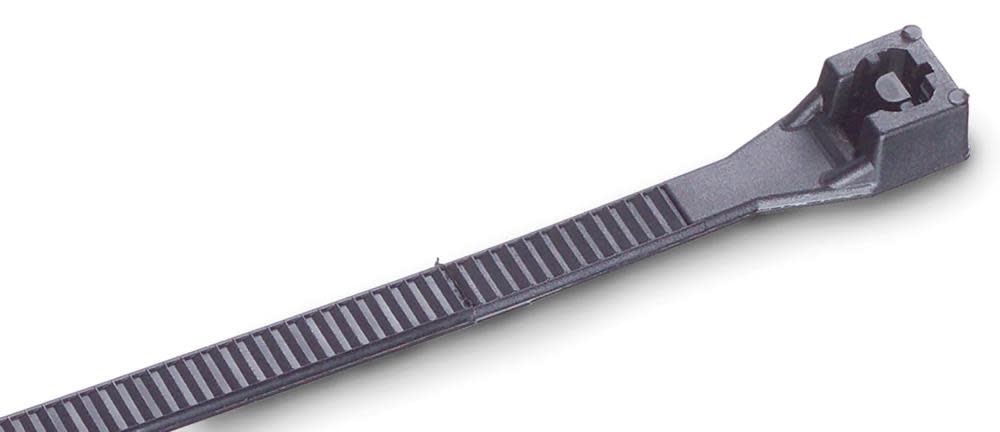 

Gardner Bender Heavy-Duty Cable Tie UVB/Black 18 In. (175 lb) 50/Bag