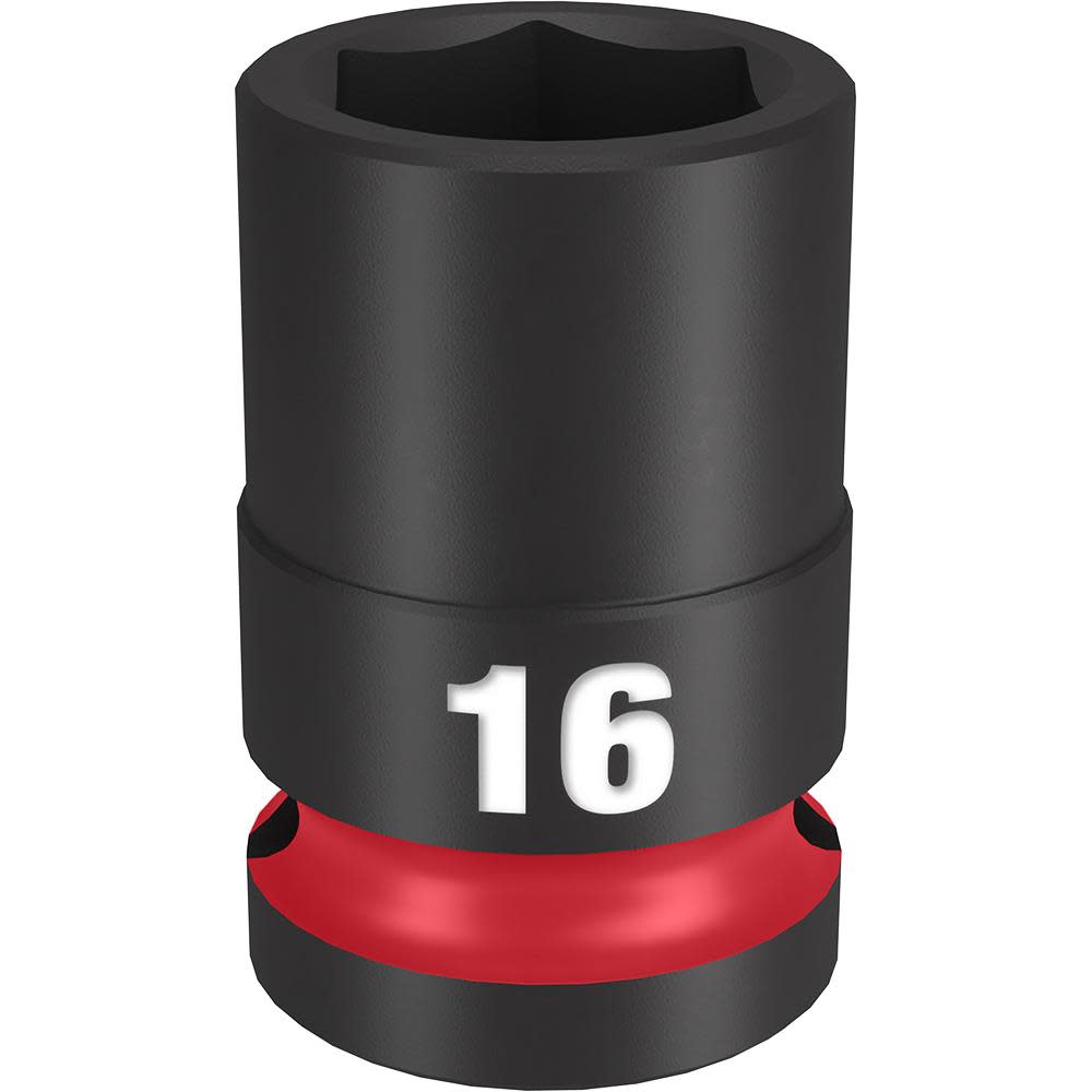 

Milwaukee Impact Socket 1/2" Drive 16mm Standard 6 Point