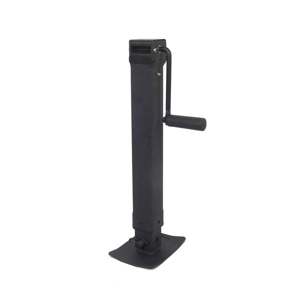 

Trailer Valet Blackout 7000 lbs Side Wind Jack Direct Weld - 15 inch travel