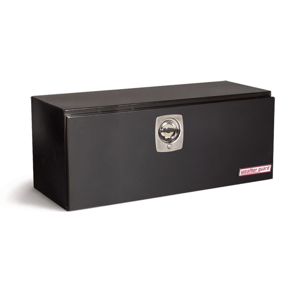 

Weather Guard 48.125-in x 18.25-in x 18.125-in Black Steel Universal Truck Tool Box