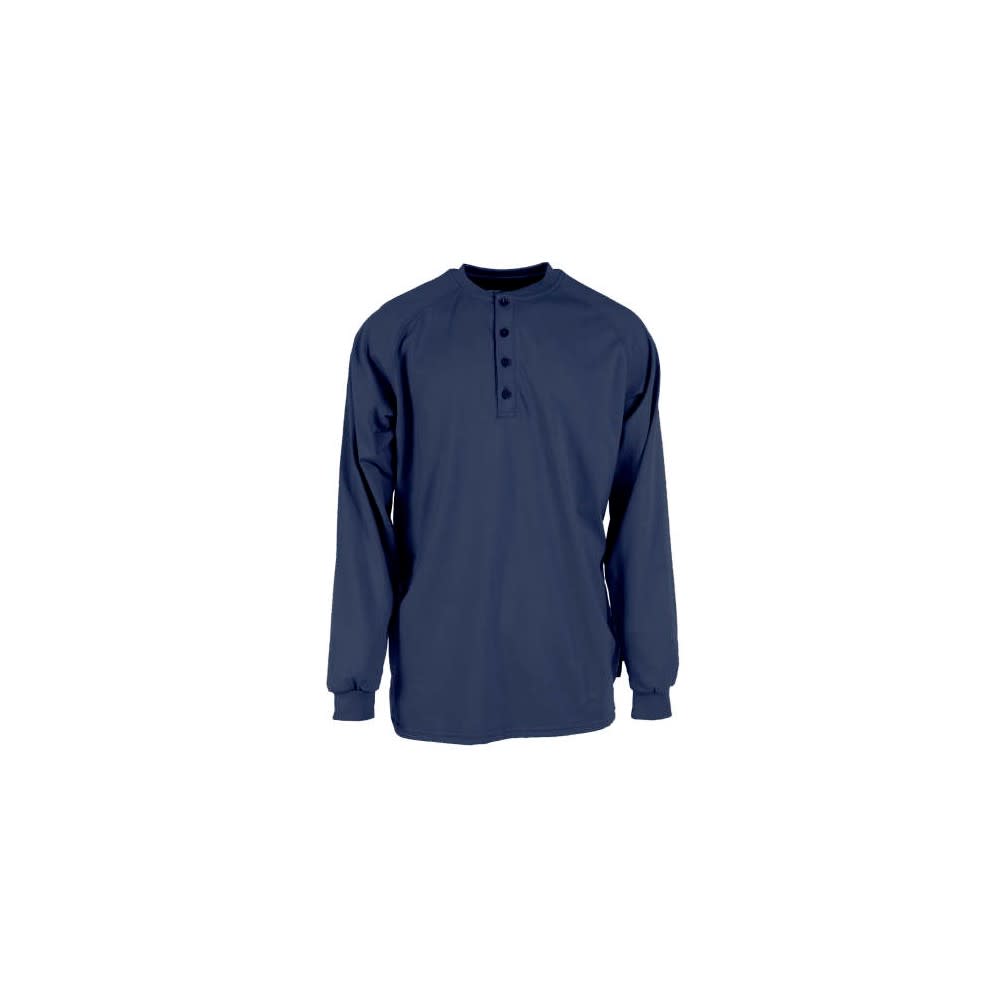 Neese CAT 2 Cotton FR Henley Shirt Navy XL