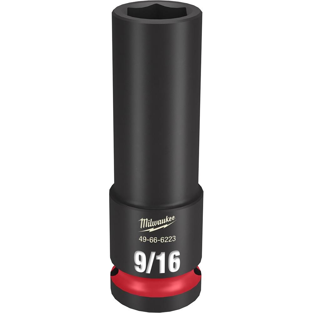Milwaukee SHOCKWAVE Impact Duty Socket 1/2in Drive 9/16in Deep 6