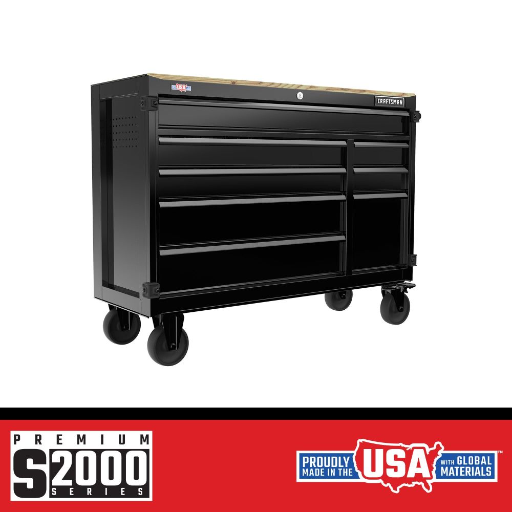 ROBERT BROWN Super Clean 2本セット 2000 Series 40.6-in L x 34-in H 7-Drawers Rolling Red Wood