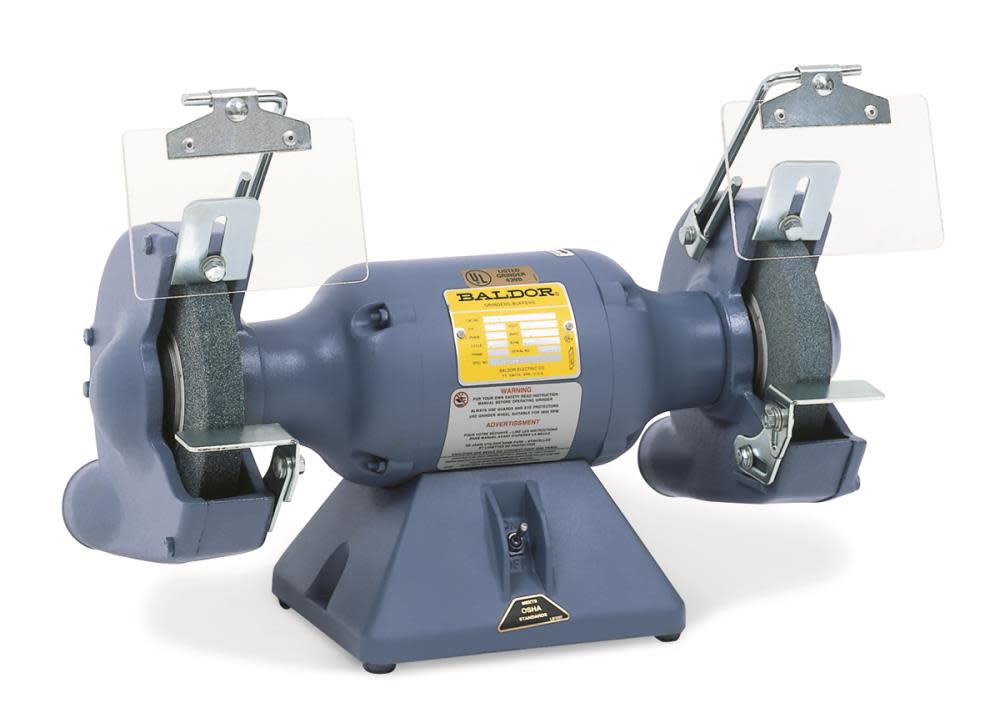 Baldor-Reliance 7In 1/2HP 3600RPM Grinder with Exhaust Guards 712E ...