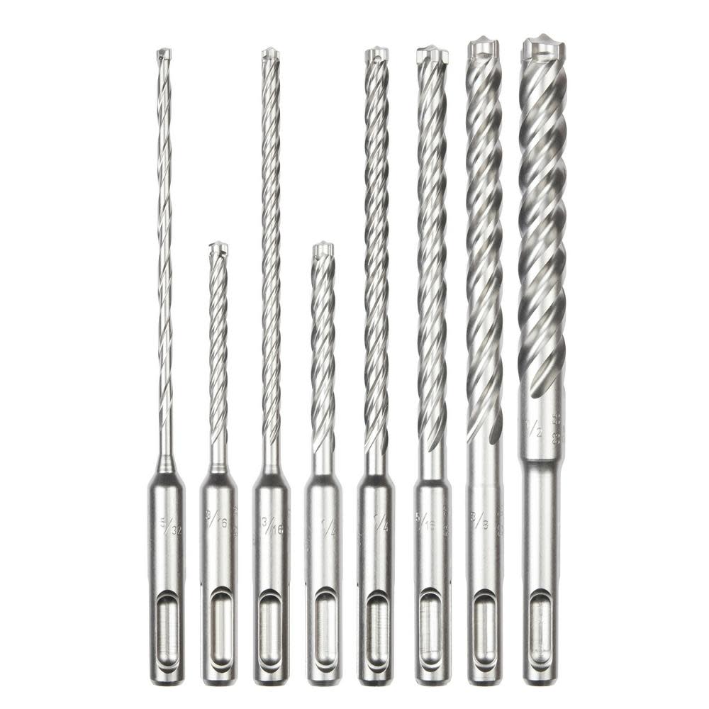 Milwaukee SDS Plus MX4 4 Cutter Drill Bit Kit 8pc 48-20-7663