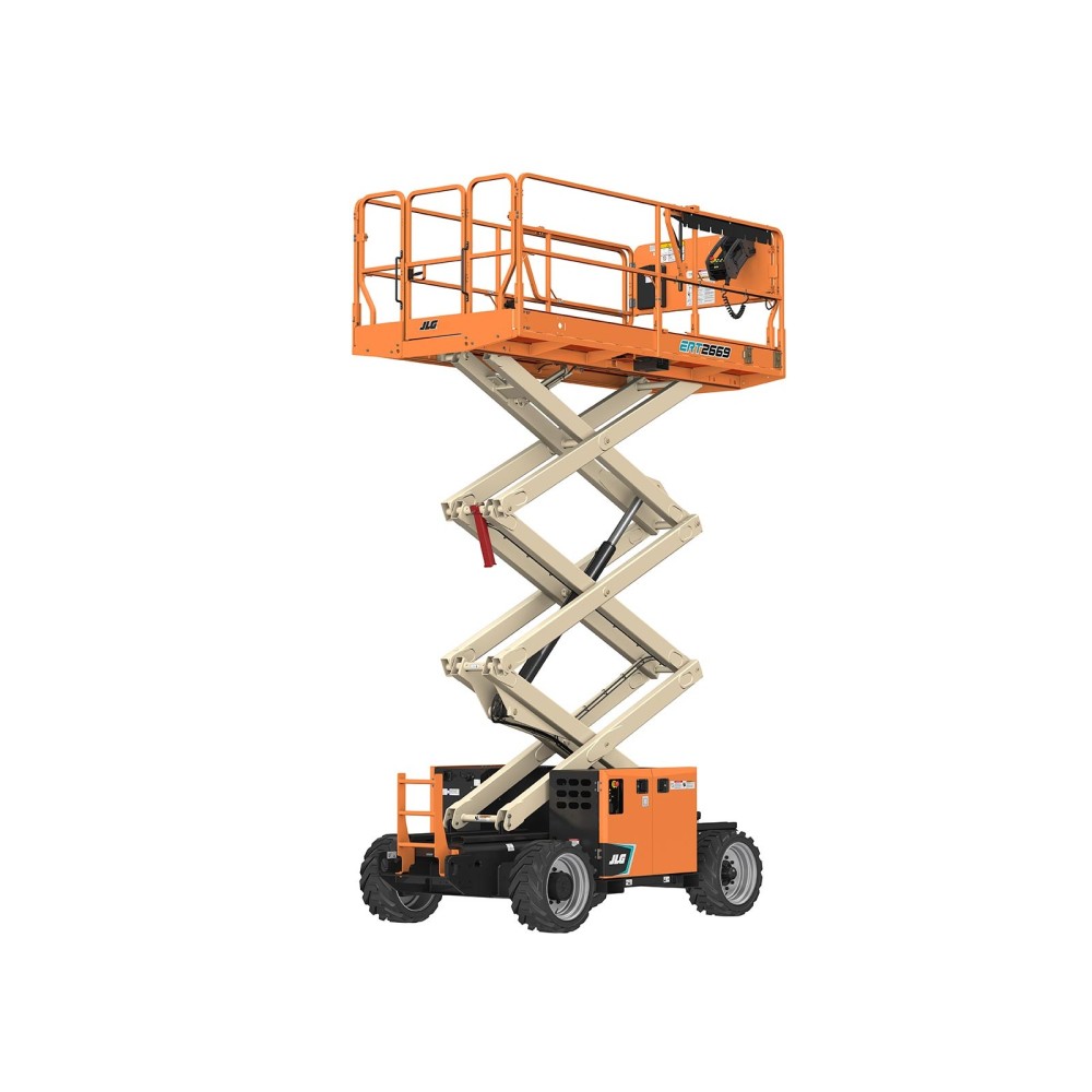 JLG 26.2' Rough Terrain Scissor Lift 4.5kW Electric Power