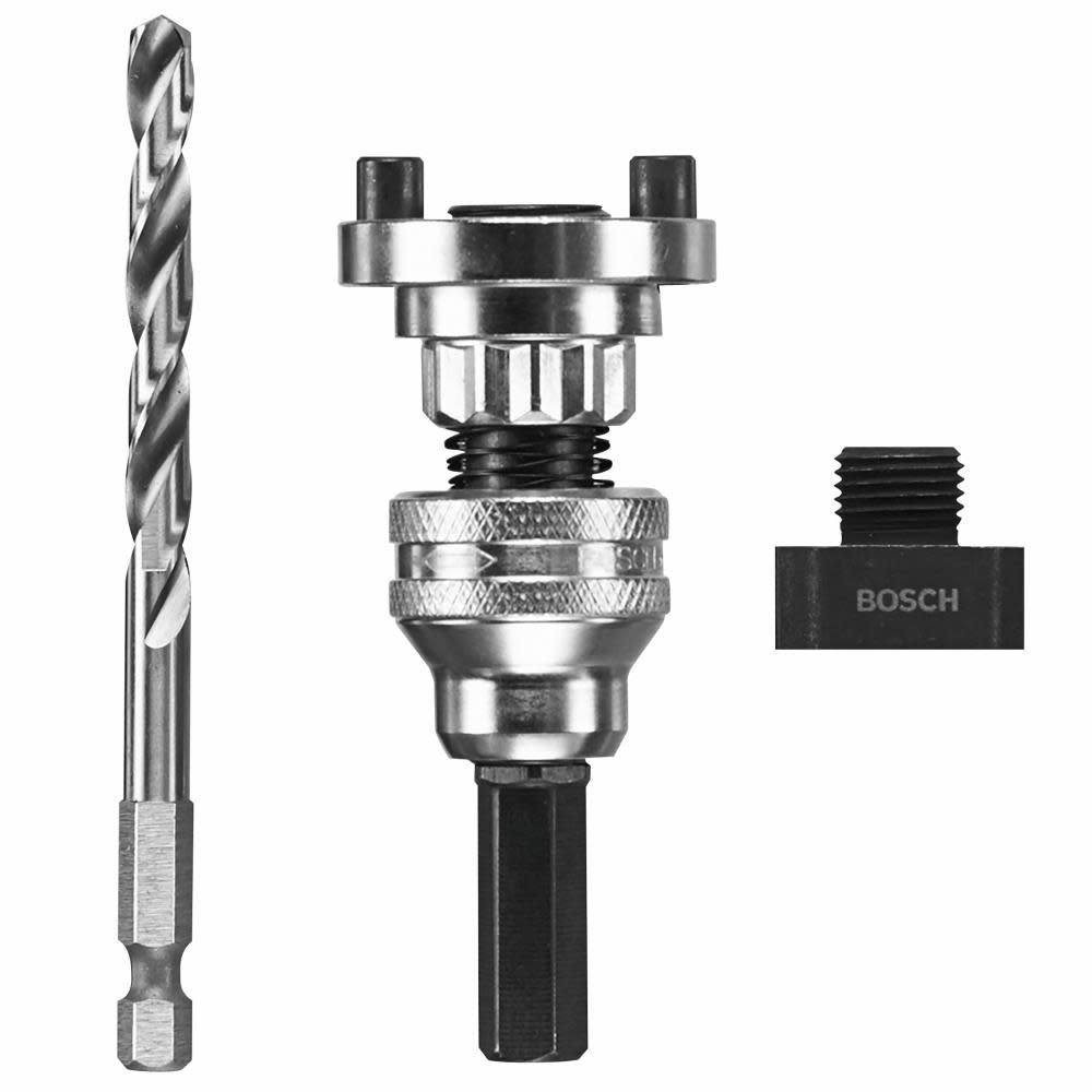 

Bosch Universal Quick Change Arbor with High-Speed Steel Pilot Bit