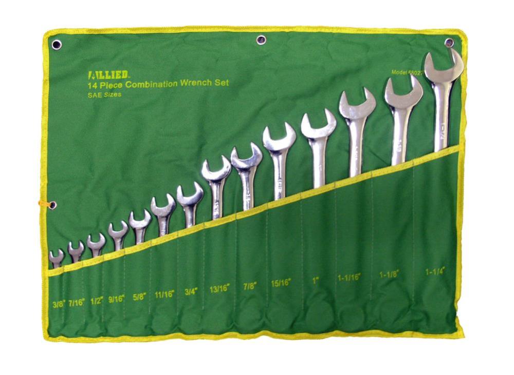 

3/8In - 1-1/4In 14 pc. SAE Wrench Set