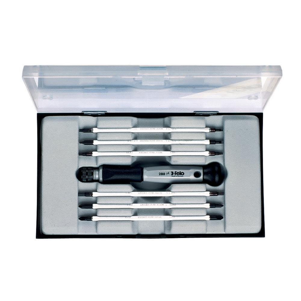 

Felo 7 pc. Slotted Phillips & Torx Reversible Precision Blade Set