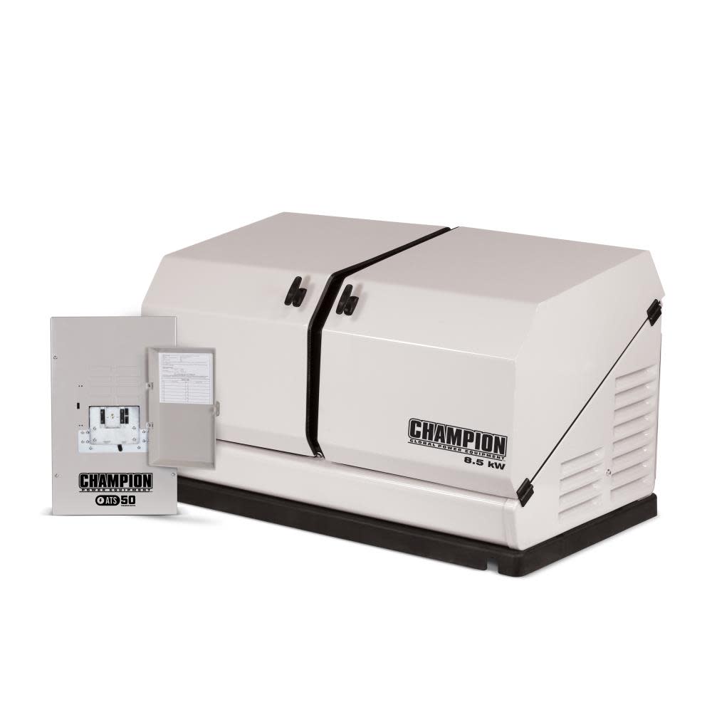 

Champion Power Equipment 12.5kW Home Standby Generator with ATS100 Outdoor Rated Automatic Transfer Switch