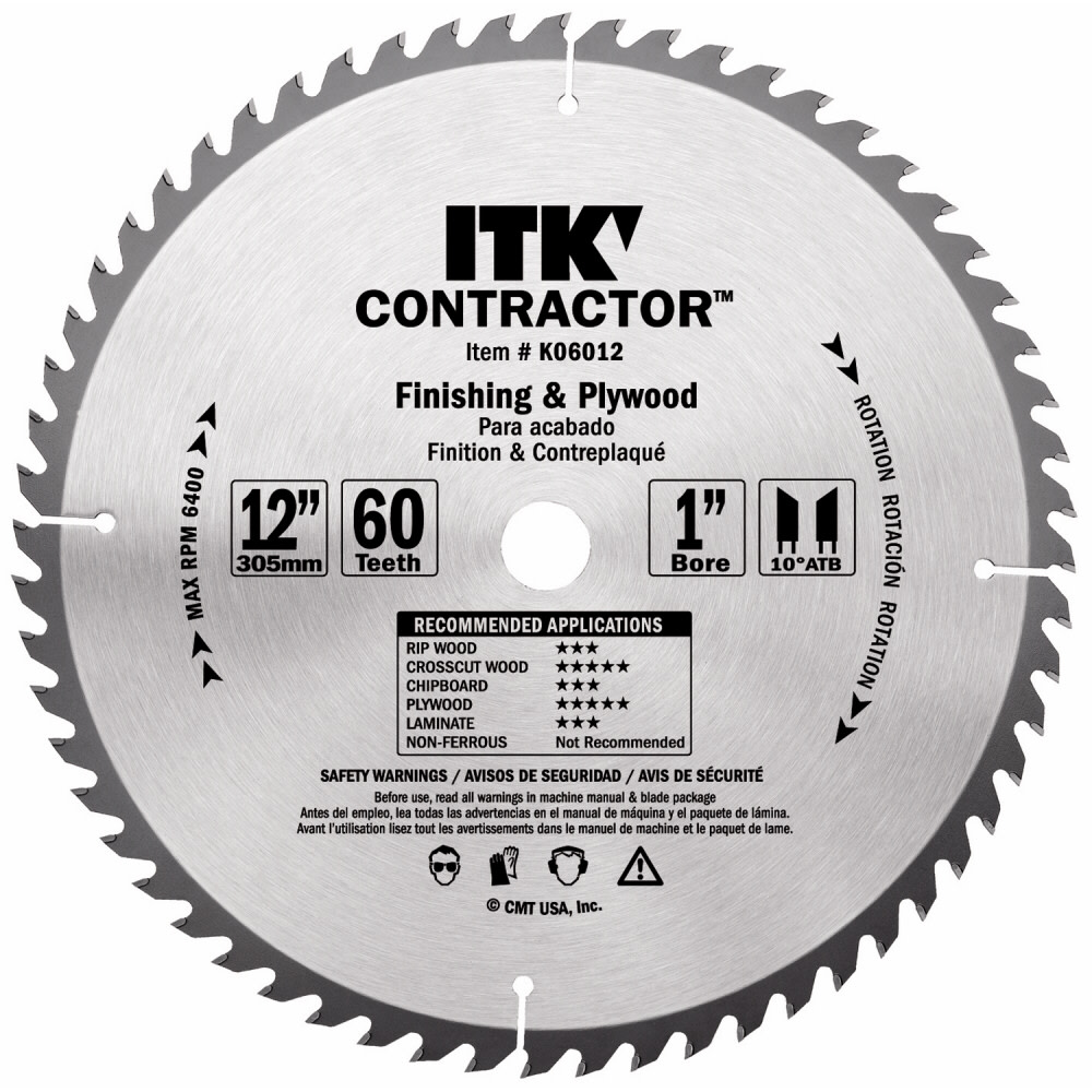

CMT 10 Inch 60 Tooth Finishing Blade