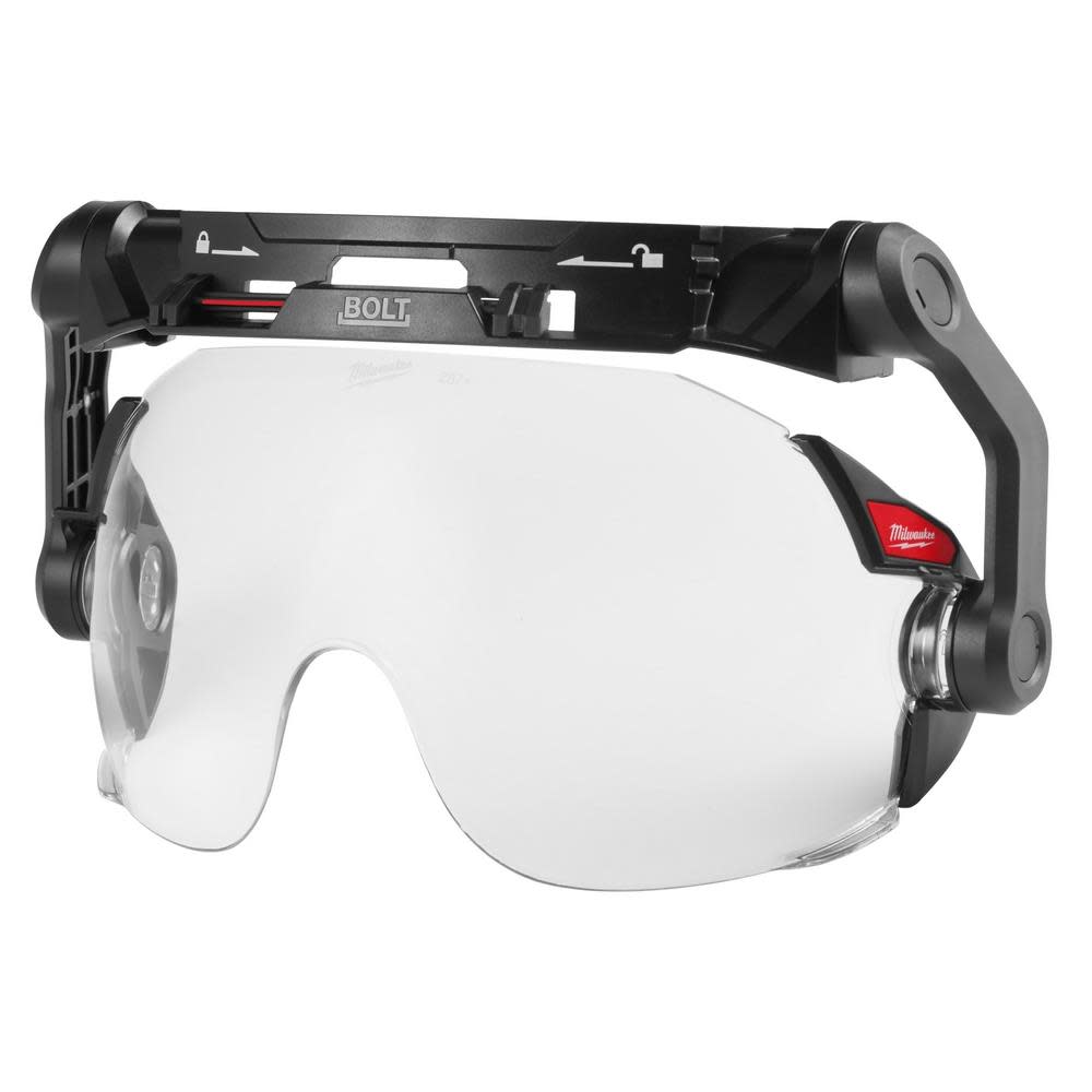 Milwaukee BOLT Eye Visor Clear Dual Coat Lens Compatible with Safety Helmets