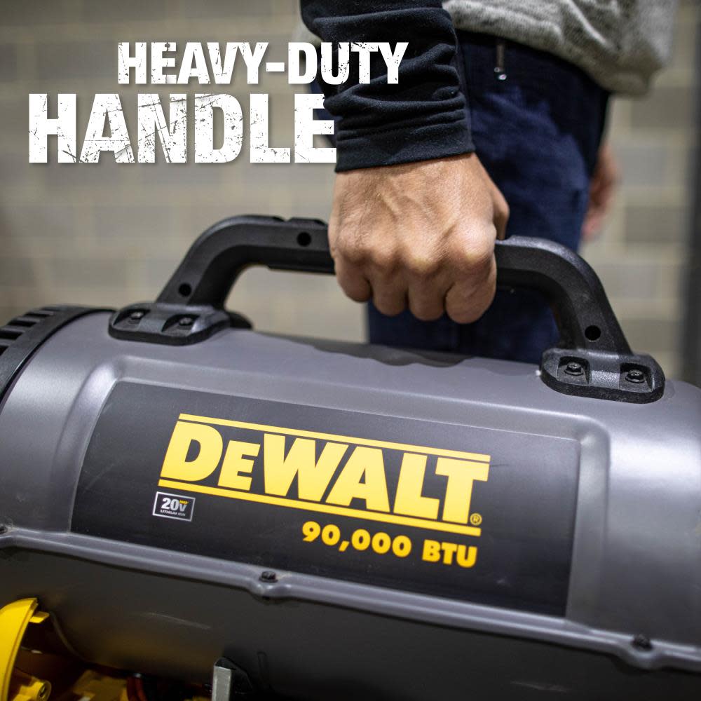 Dewalt Battery Operated Heaters For Indoors DEWALT 90,000 BTU