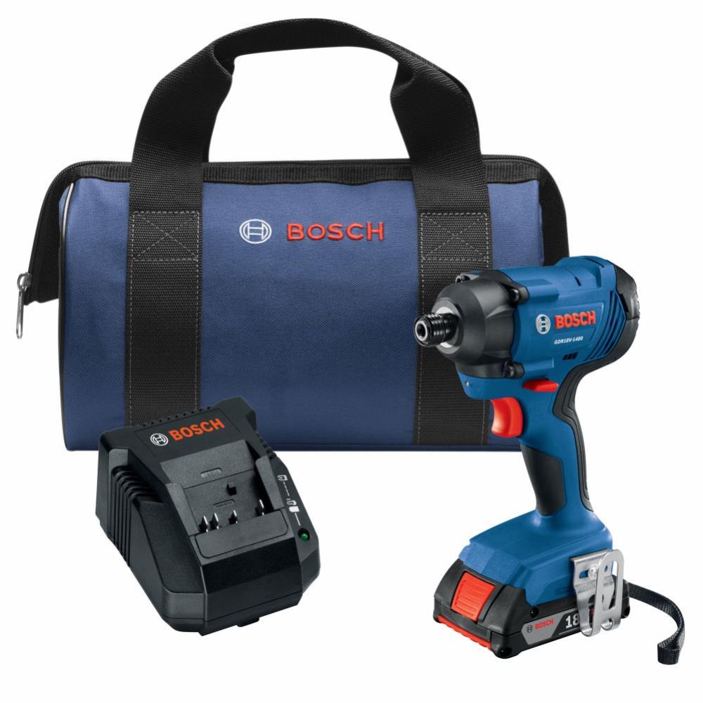 

Bosch 18V 1/4" Hex Impact Driver Kit
