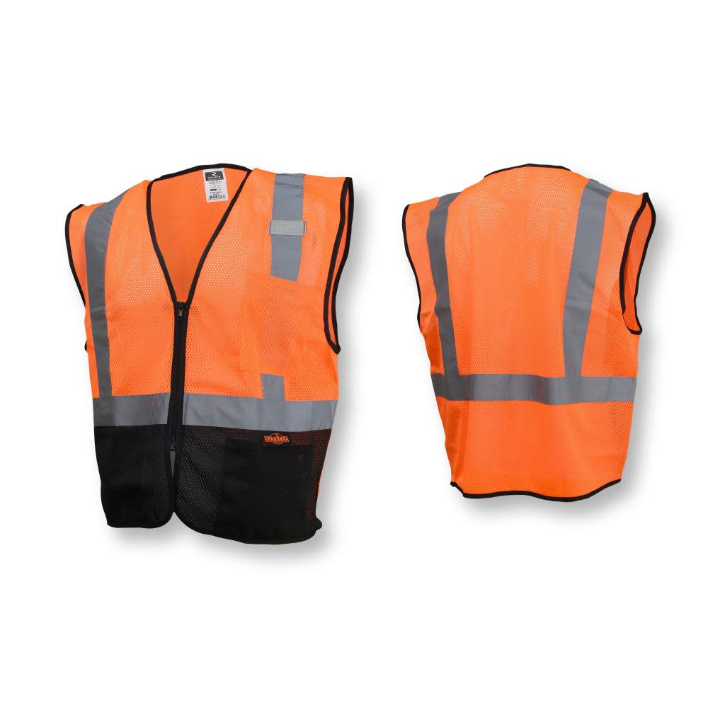 Radians SV3B Black Bottom Economy Mesh Safety Vest SV3B