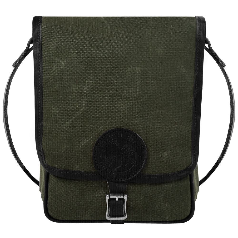 Duluth Pack Haversack with Leather Trim – Waxed Olive Drab