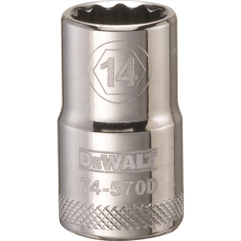 

DEWALT Socket 12 Point 1/2" Drive 14 MM