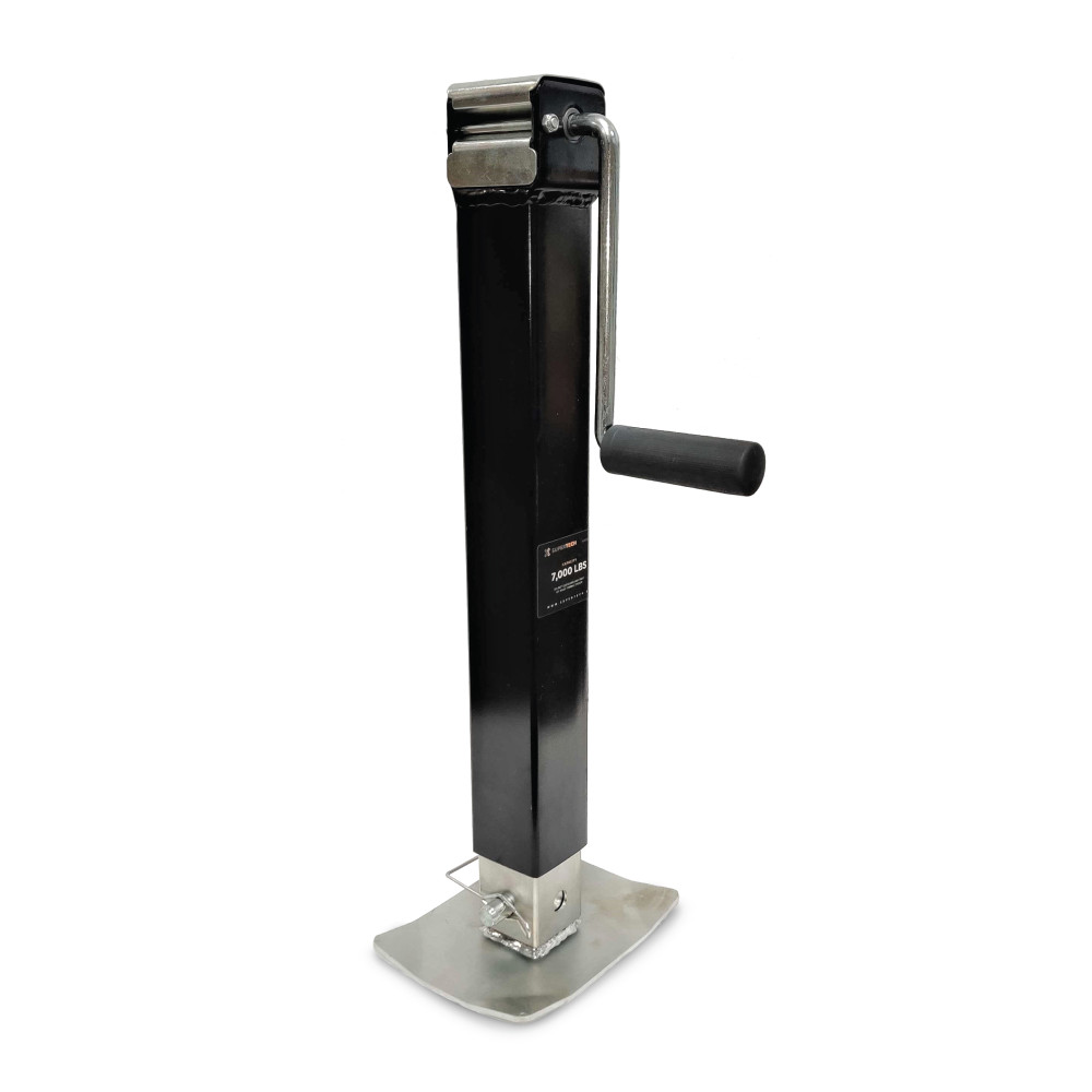 

Trailer Valet 7K Square Weld-on Drop Leg Side Crank Jack