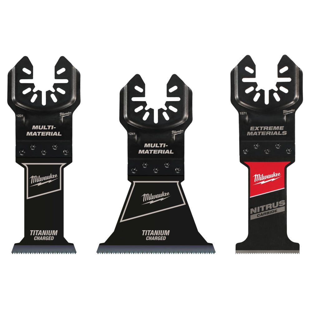 Milwaukee OPEN-LOK 3 Piece Multi-Material Multi-Tool Blade Variety Pack