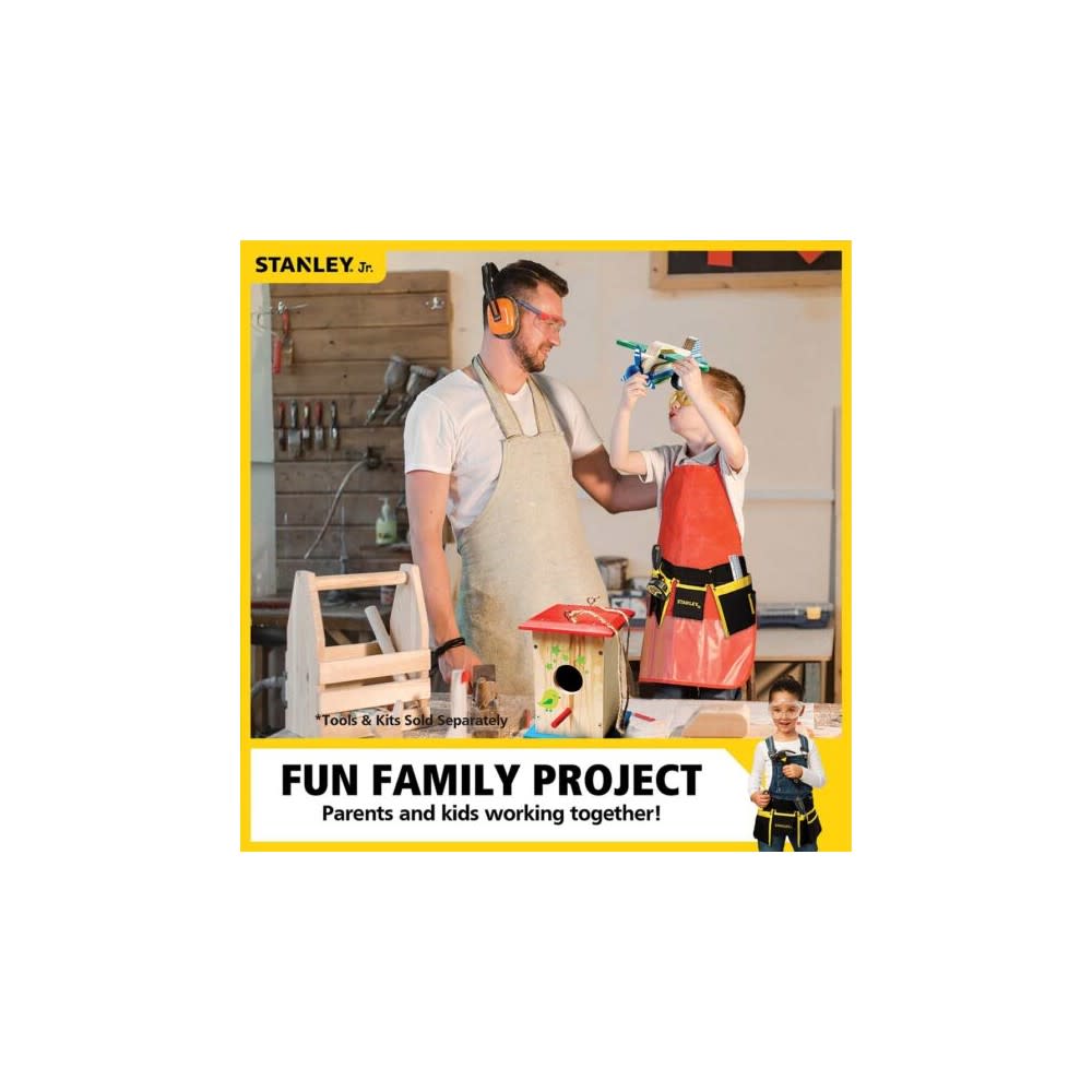 Stanley Jr High-Quality Fabric Sturdy Kids Tool Belt T010M