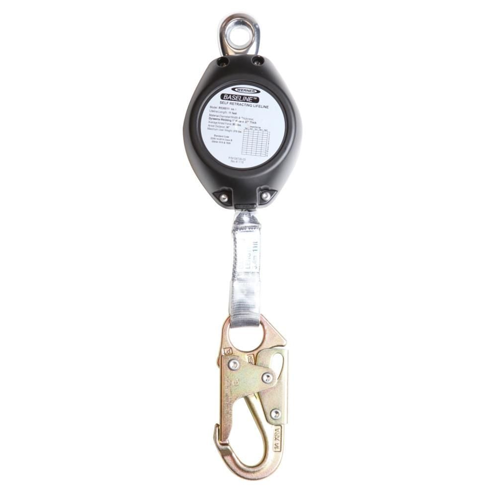 Werner 11 ft Baseline Web Self-Retracting Lifeline