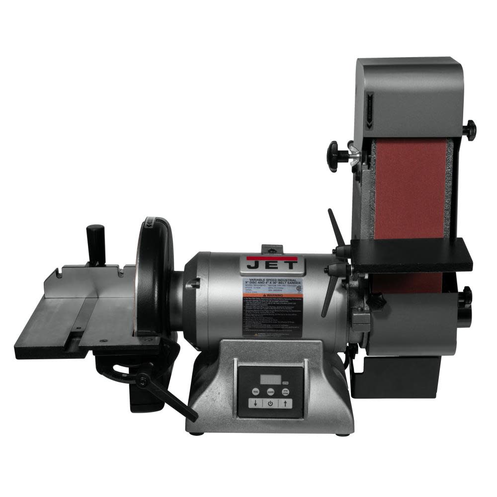

JET Combination Industrial 4" x 36" Belt & 9" Disc Grinder