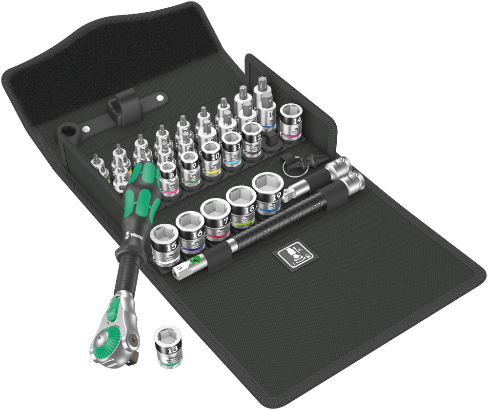 Wera Tools 8100 SB 3/8 in Drive All-In Zyklop Speed Ratchet