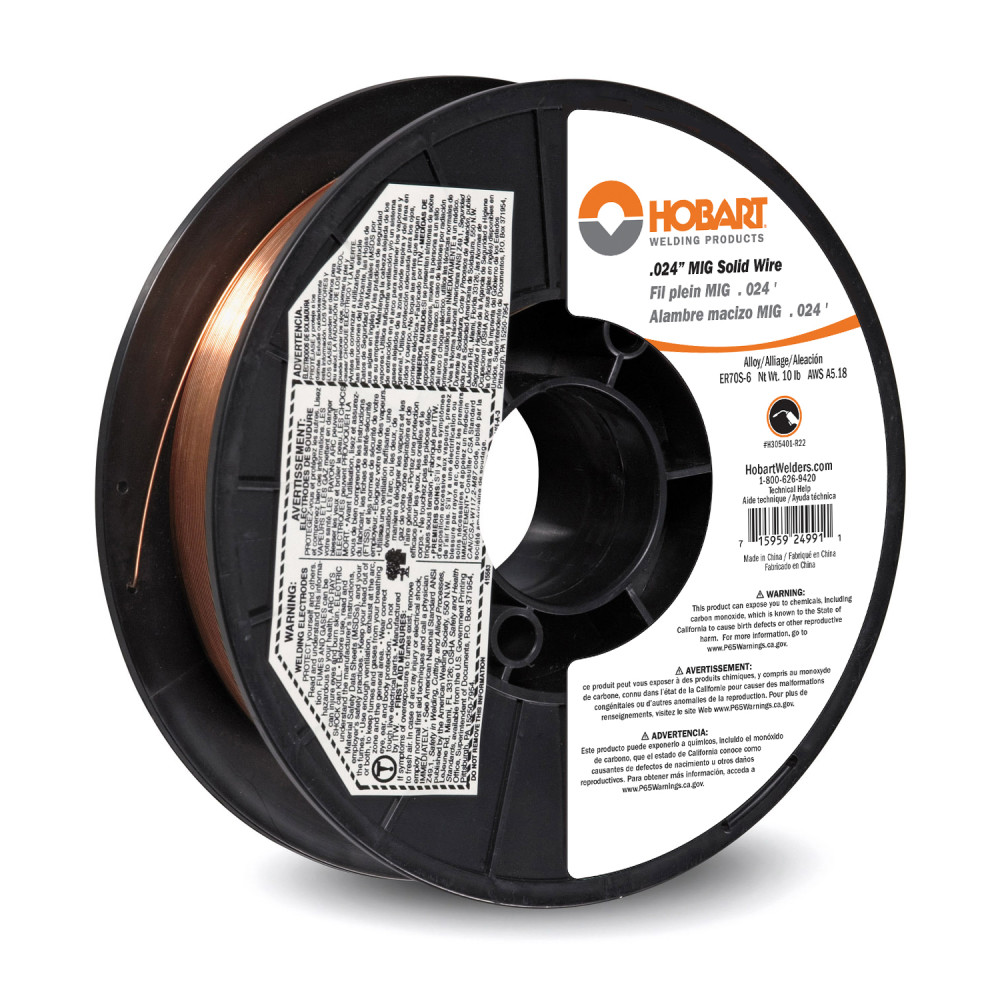 

Hobart ER70S-6 Solid Welding Wire 10lb