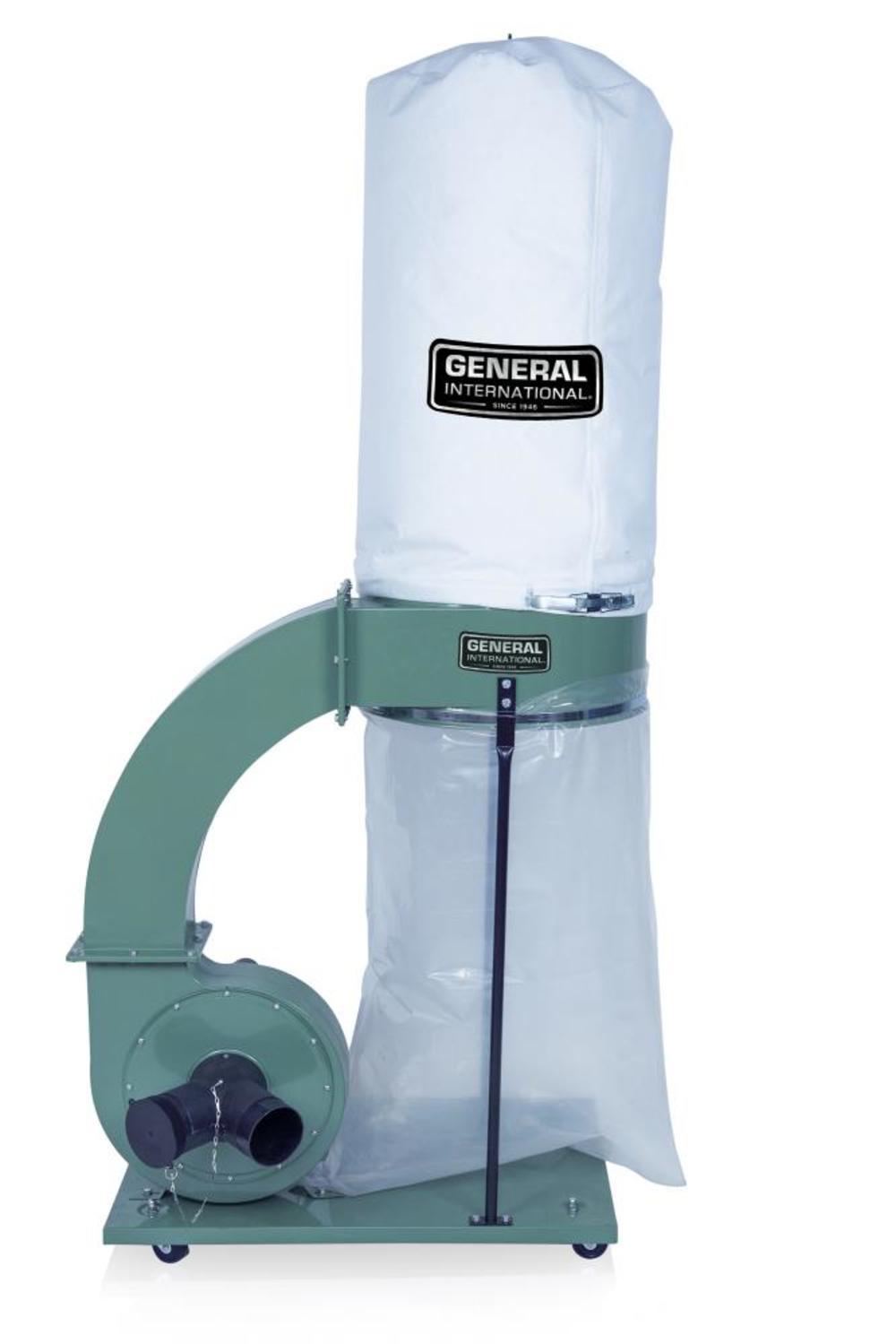 

General International 1 HP 14Amp Commercial Dust Collector with 2 Micron Bag