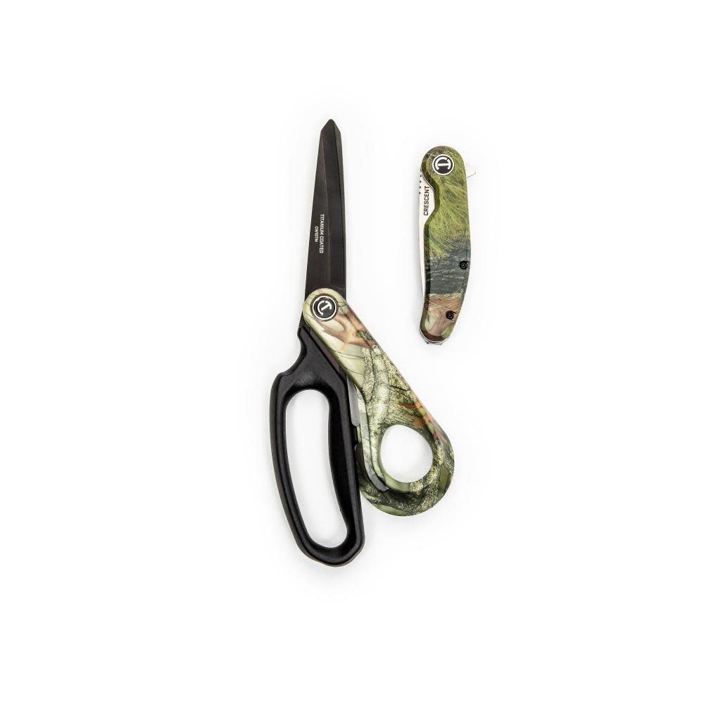 

Crescent Wiss Pocket Knife and Shear Set Camo 2pc