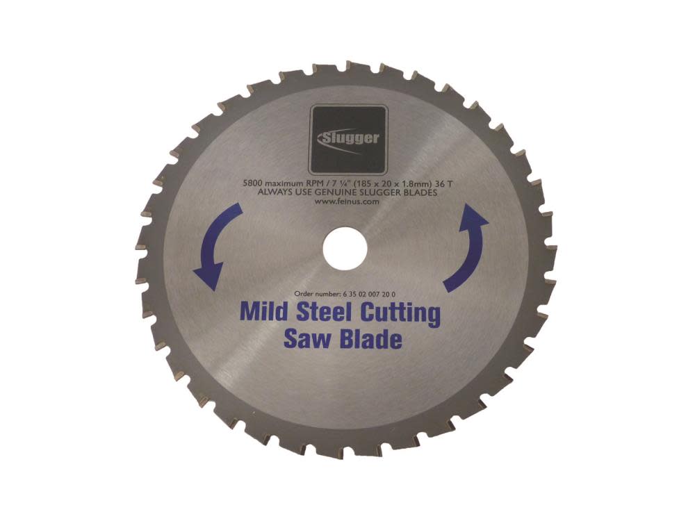 

Fein 7.25 In. Mild Steel Saw Blade for 7.25 In. Slugger by Metal Cutting Saw