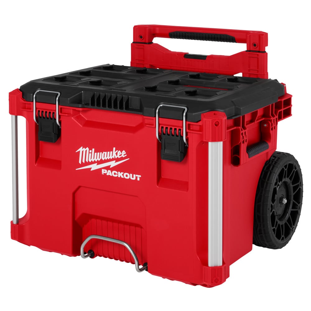 Milwaukee PACKOUT Rolling Tool Box with Low Profile Handle image number null