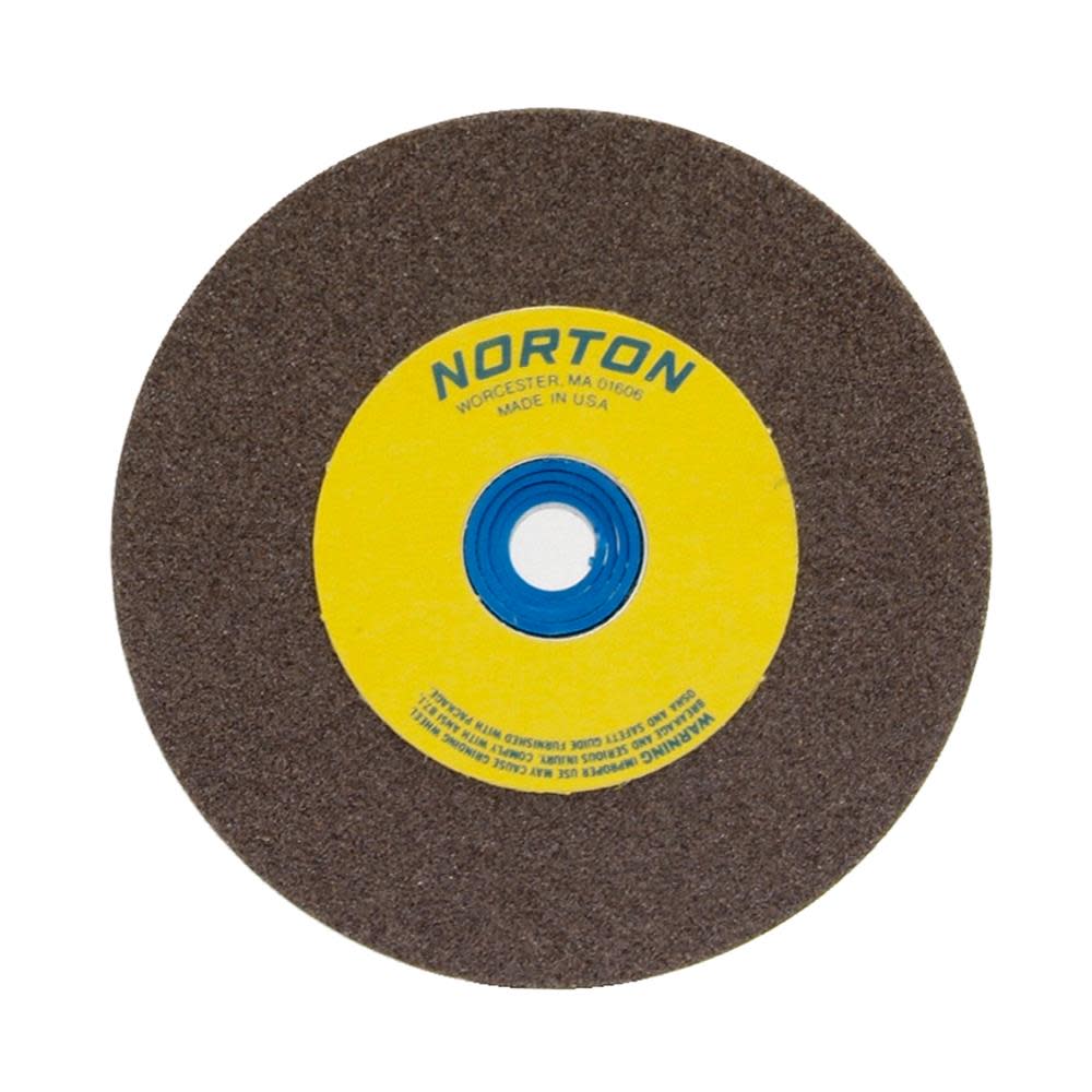 

Norton 6 x 3/4 x 1 In. Gemini A/O Bench/Pedestal Whl Type 01 Straight Medium 60/80 Grit