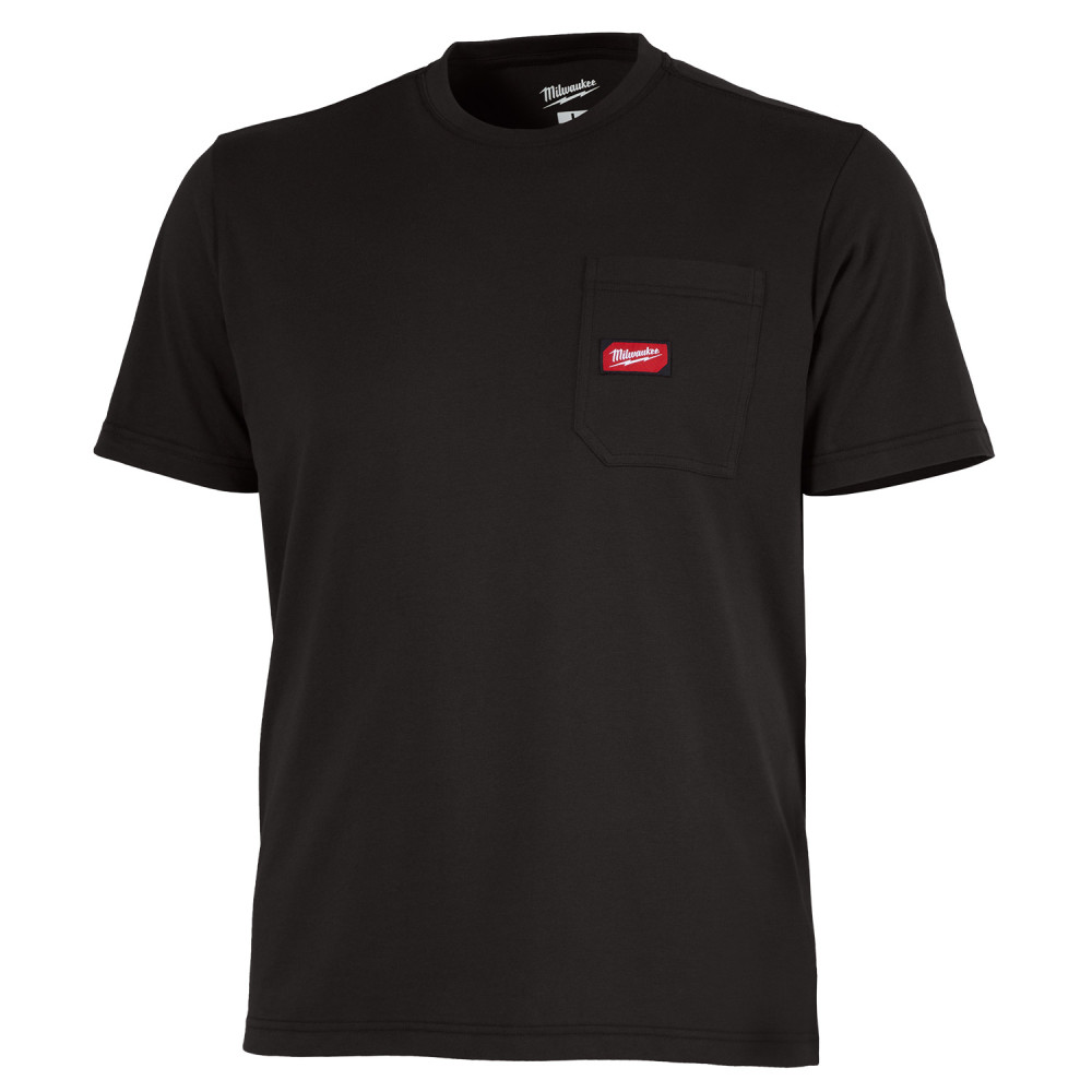 Milwaukee GRIDIRON Pocket T-Shirt Short Sleeve Black Large