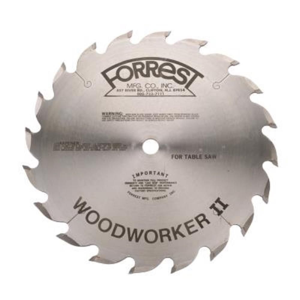 Forrest Woodworker II 10In x 20T ATB+R Blade WW10206125 - Acme Tools