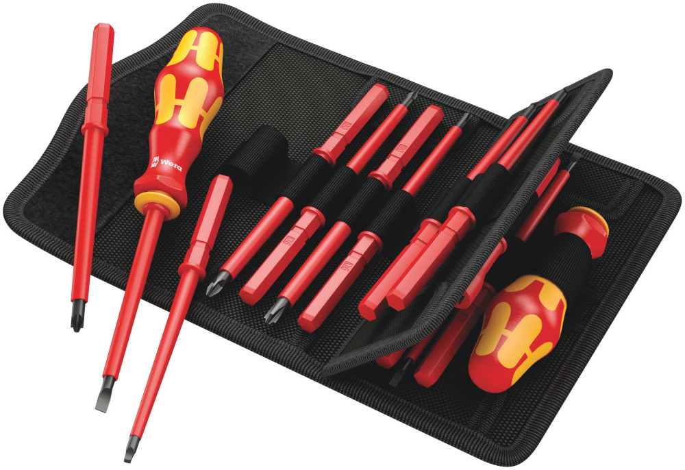 Wera Tools Kraftform Kompakt VDE 18 Imperial 1 Handle with Blades