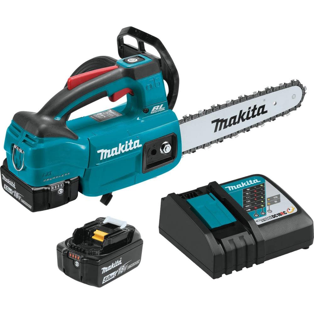 

Makita 18V LXT Lithium-Ion Brushless Cordless 10" Top Handle Chain Saw Kit (5.0Ah)