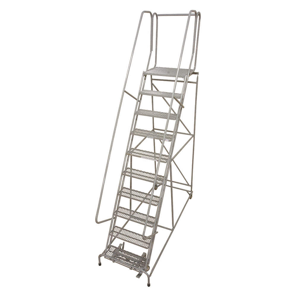 

Cotterman Series 1000 10 Step X 26" W A1 Tread Step Ladder with handrails