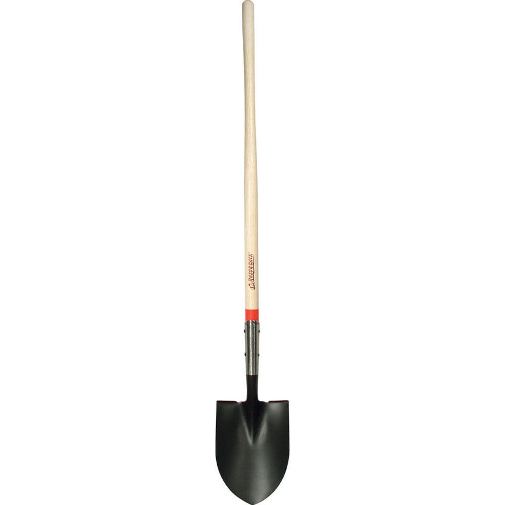 

True Temper Round Point Shovel with Open-Back and Dual Rivet