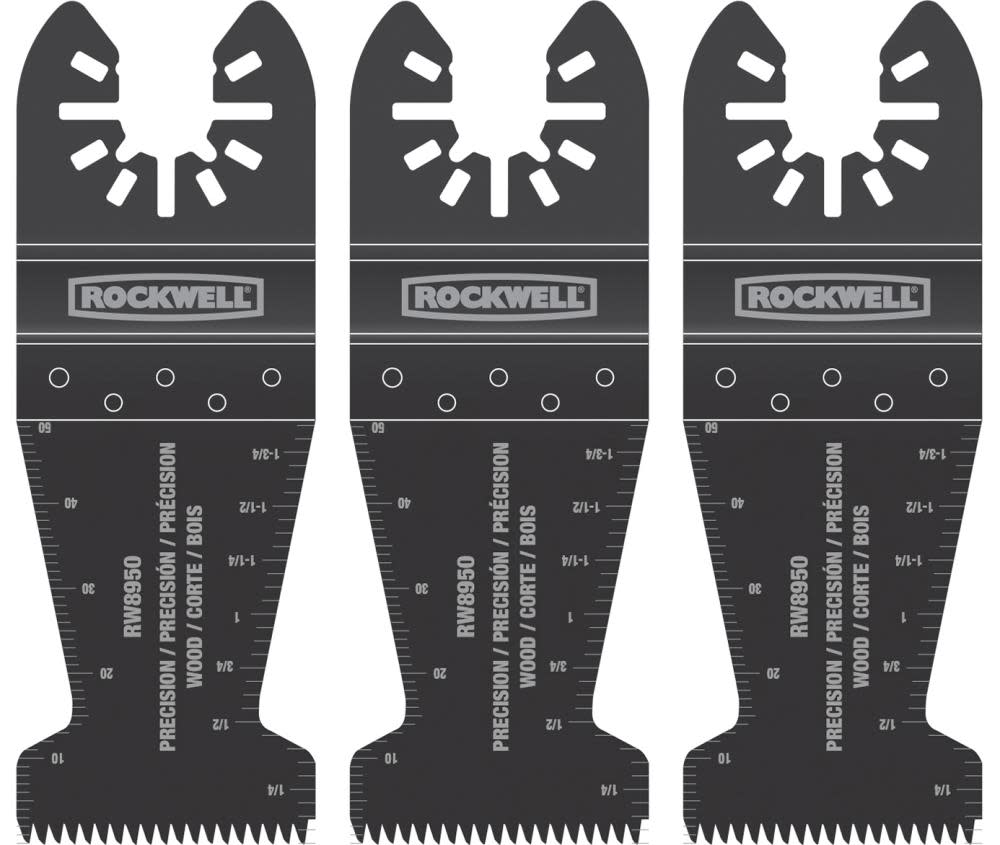 

Rockwell 3-Pack High Carbon Steel Oscillating Tool Blade