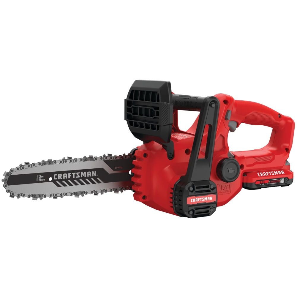 CRAFTSMAN V20* 10 Inch Cordless Chainsaw 2Ah Kit CMCCS610D1 - Acme