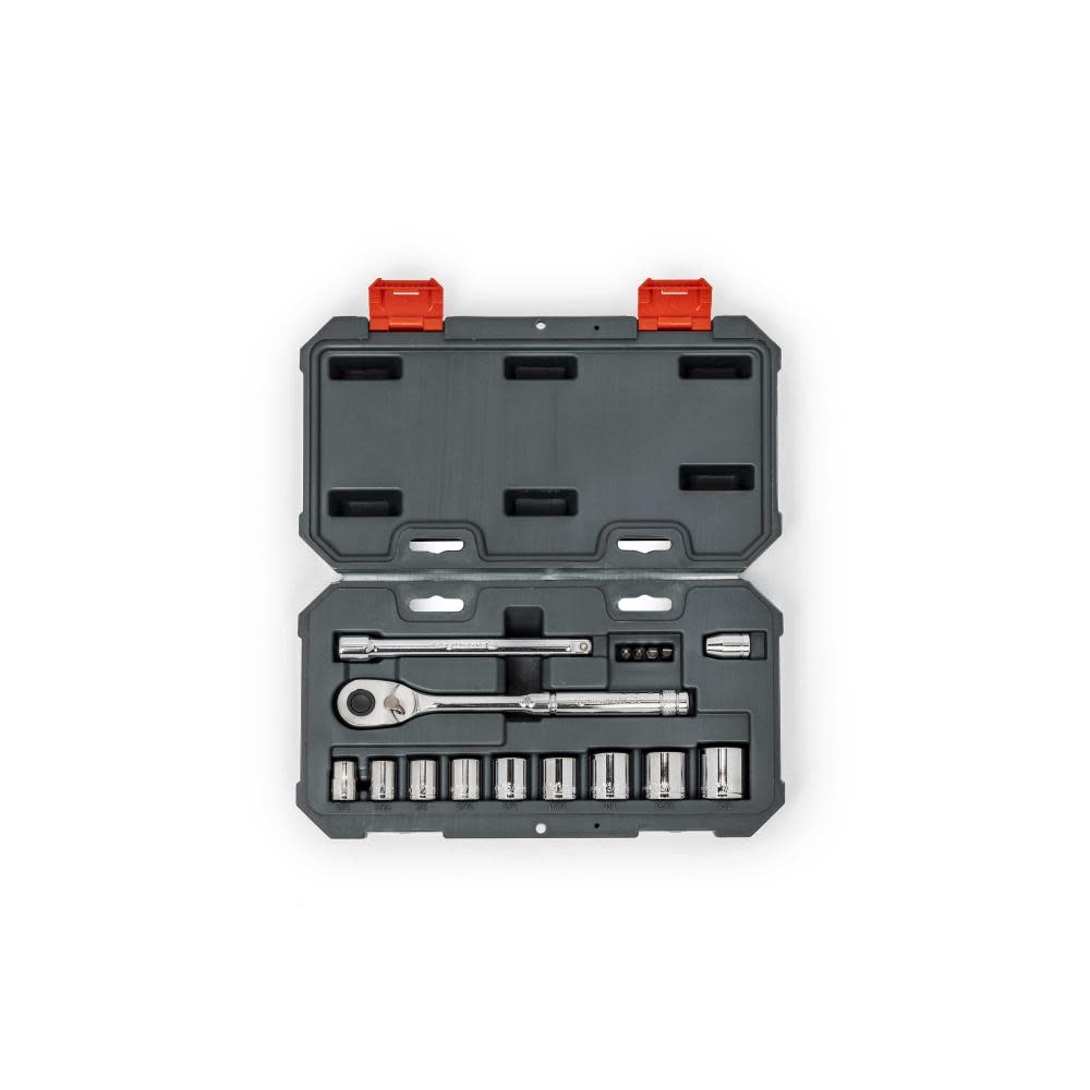 

Crescent 16 Pc 3/8" Drive 12 Point SAE/Metric Mechanics Tool Set