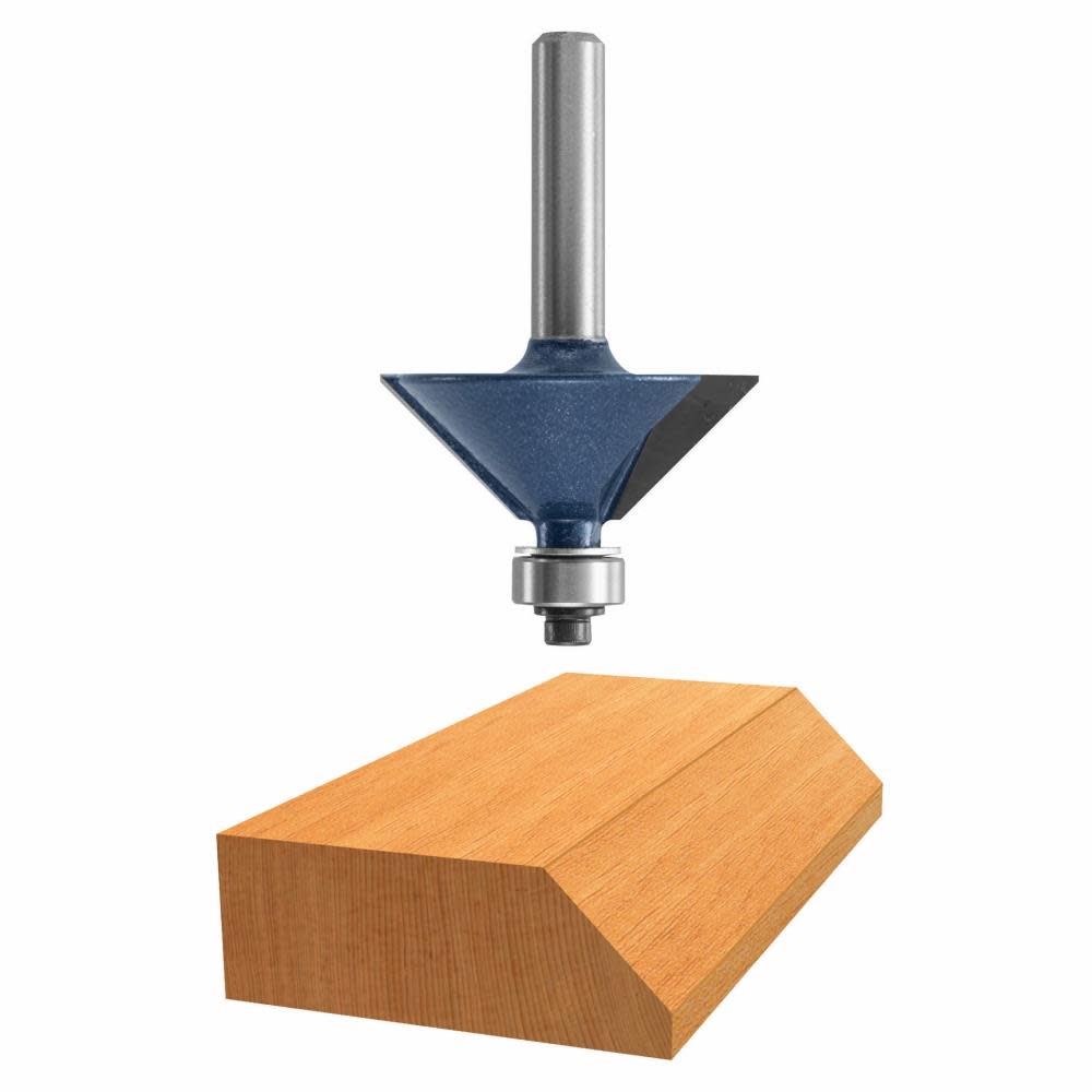 

Bosch 1-5/16 In. x 45 Carbide Tipped Chamfer Bit