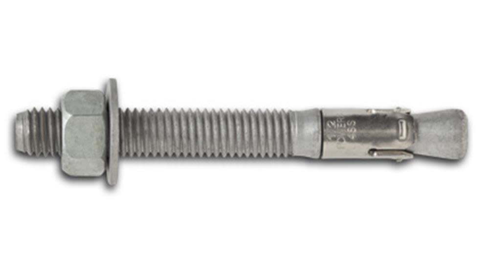 

DEWALT 5/8 In. x 5 In. Power-Stud Galvanized Carbon Steel Wedge Expansion Anchor - 25 Anchors