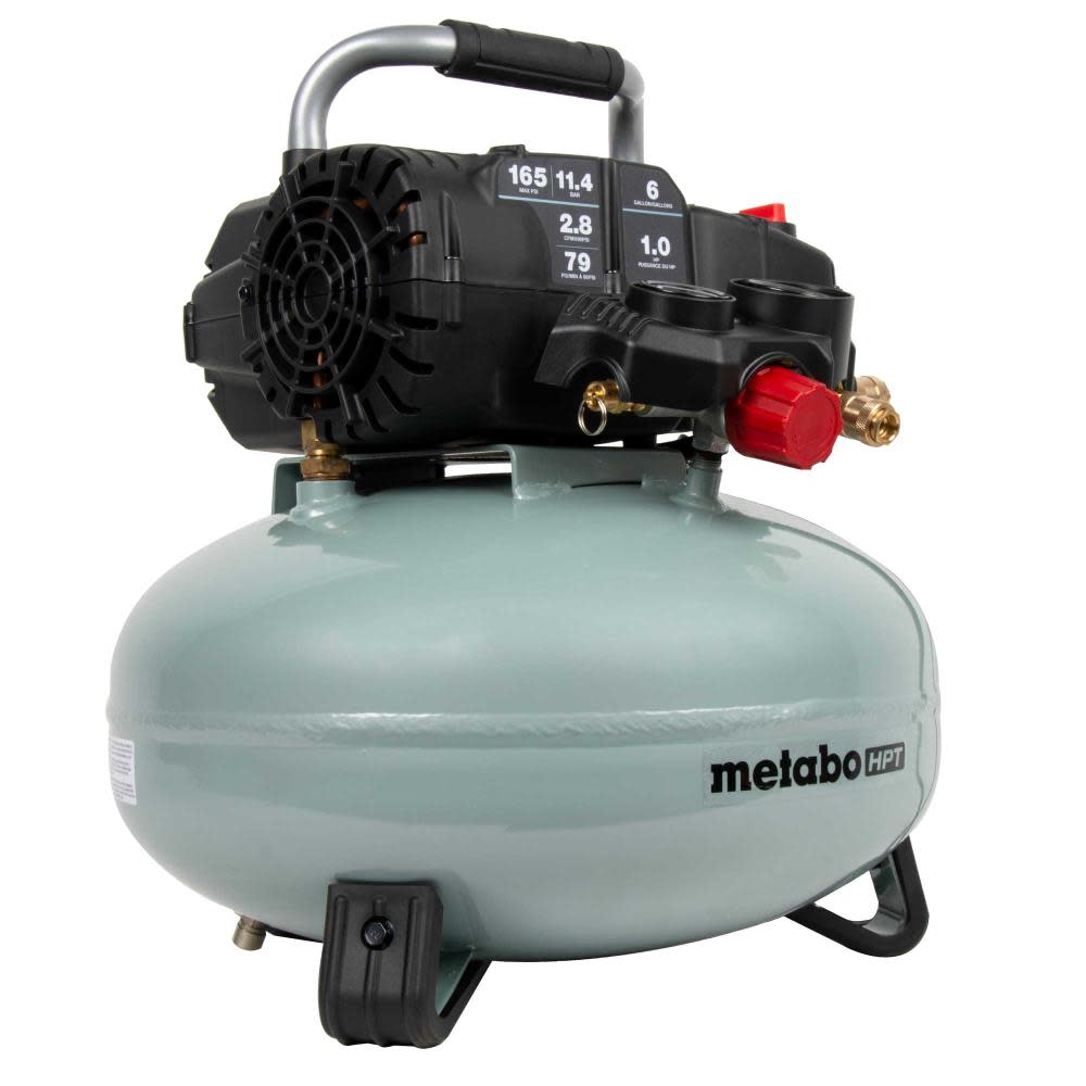 Metabo HPT 6-Gallon 165 PSI Pancake Compressor EC711SM