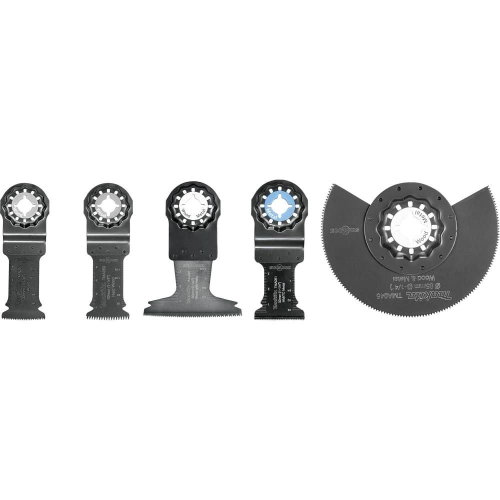 Y’take商品 Makita 5 Pc Starlock Oscillating Blade Set B-67197 - Acme Tools