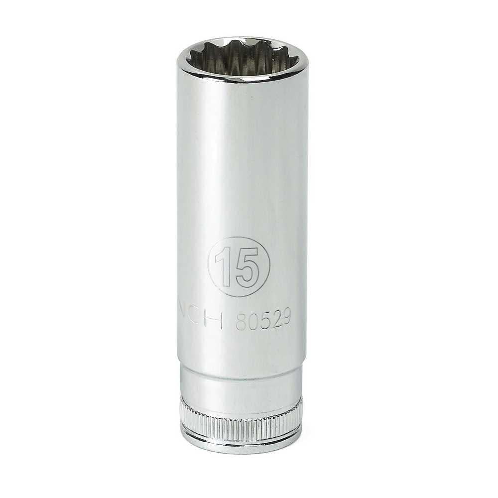 GEARWRENCH Deep Socket 3/8 In. Drive 6 Point 24mm