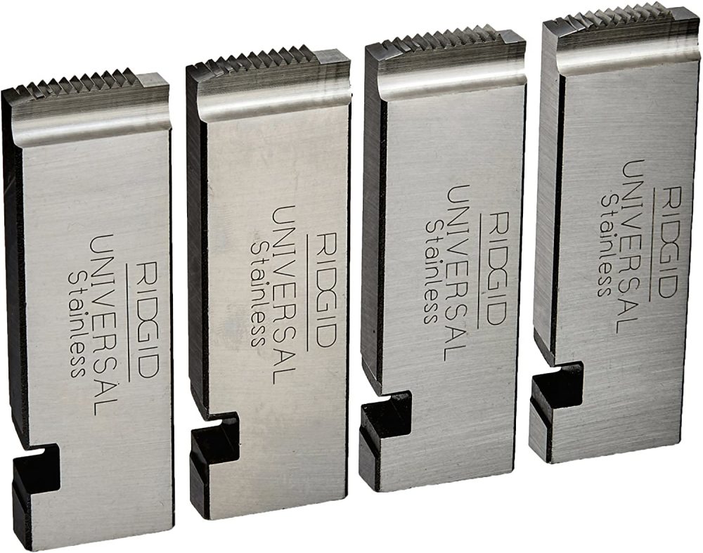 Ridgid Threading Machine Dies with 1/2 to 3/4 Inch NPT 47785 Acme Tools