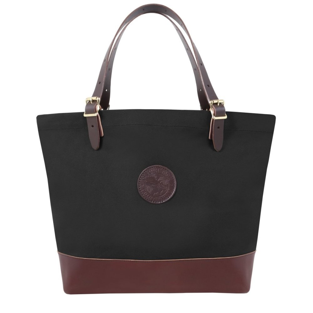 Duluth Pack 33 Liter Capacity Black Deluxe Market Tote