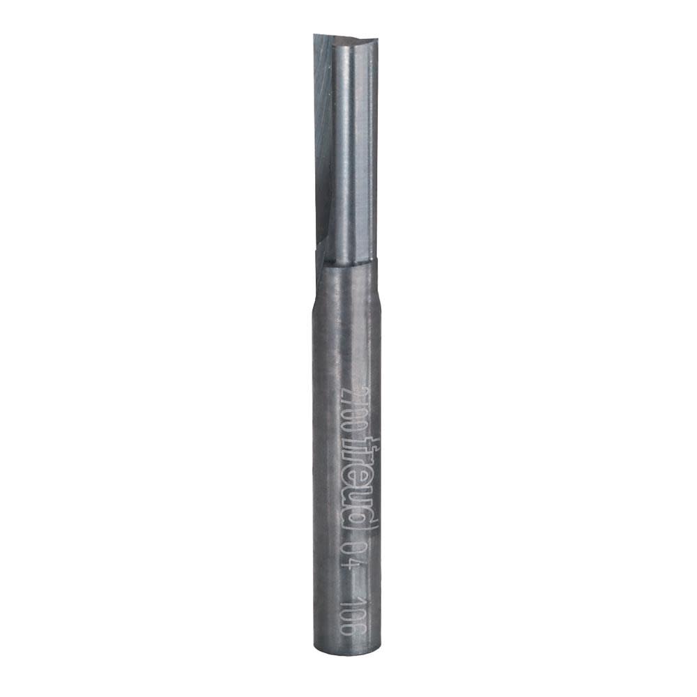 Freud 1/4 In. (Dia.) Double Flute Straight Bit with 1/4 In. Shank